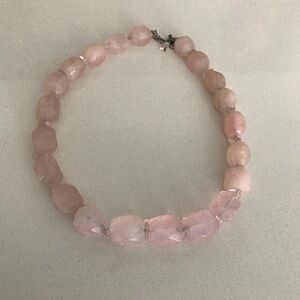 Pink Quartz necklace